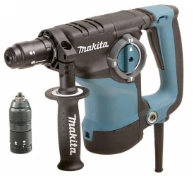 MAKITA HR2811FT - Młotowiertarka 3-funkcyjna + dodatkowa głowica