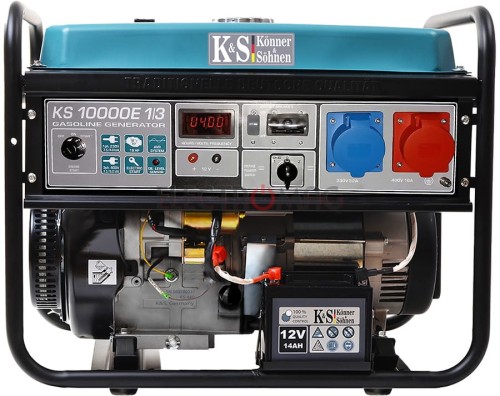 KöNNER&SOHNEN KS 10000E-1/3 - Agregat prądotwórczy 1/3-fazowy z elektrycznym startem 230V/400V