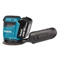 MAKITA DBO180RTJ - Akumulatorowa szlifierka mimośrodowa 125 MM