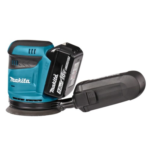 MAKITA DBO180RTJ - Akumulatorowa szlifierka mimośrodowa 125 MM