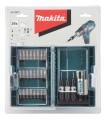 Makita D-73477 - Zestaw bitów i kluczy nasadowych - 29 szt