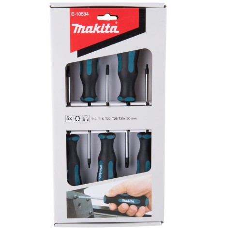 Makita E-10534 - Zestaw wkrętaków Torx - 5 szt