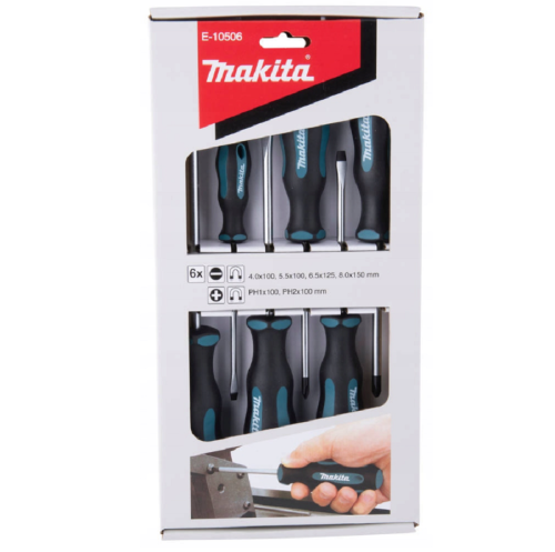 Makita E-10506 - Zestaw wkrętaków - 6 szt