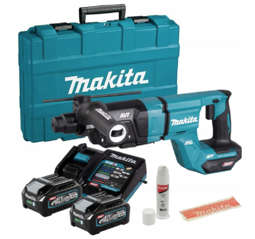 MAKITA HR007GM201 - Akumulatorowa młotowiertarka 40V z podkuwaniem SDS-Plus