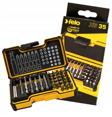 FELO FL02073516 - Zestaw 34 bitów 25 i 50 mm z uchwytem magnetycznym 58 mm