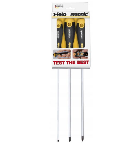 FELO FL40093114 - Zestaw 3 wkrętaków Ergonic seria 400