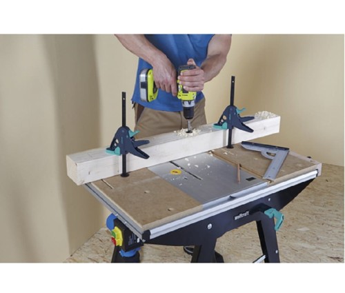 Wolfcraft WF3036000 - Ścisk stolarski jednoręczny płaszczyznowy PRO 65-150 mm