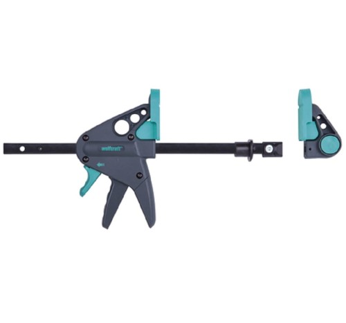 Wolfcraft WF3036000 - Ścisk stolarski jednoręczny płaszczyznowy PRO 65-150 mm