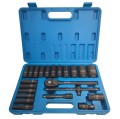 Adler 3553.6 - Zestaw nasadek udarowych 1/2" + grzechotka - 23 elementy