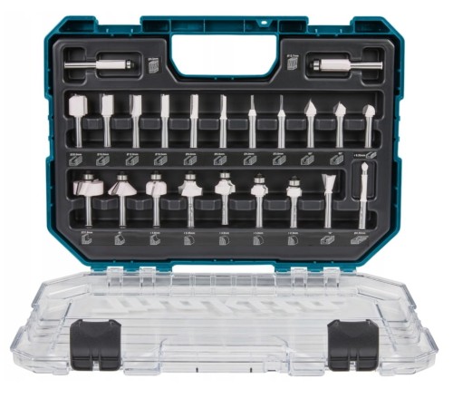 MAKITA D-74778 - Zestaw frezów trzpieniowych 8 mm - 22 elementów