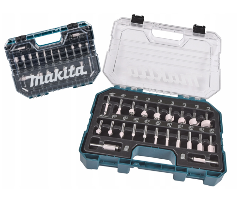 MAKITA D-74778 - Zestaw frezów trzpieniowych 8 mm - 22 elementów