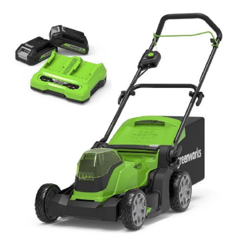 GreenWorks G24X2LM41K2 - Kosiarka akumulatorowa bez napędu 2x24 V
