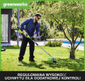 GreenWorks GD24X2TX - Podkaszarka akumulatorowa 2x 24 V