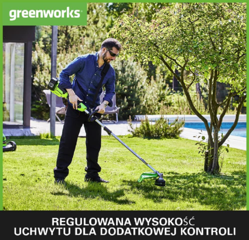GreenWorks GD24X2TX - Podkaszarka akumulatorowa 2x 24 V