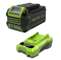 GreenWorks GSK40B4 - Zestaw startowy - ładowarka 40 V + akumulator 4 Ah