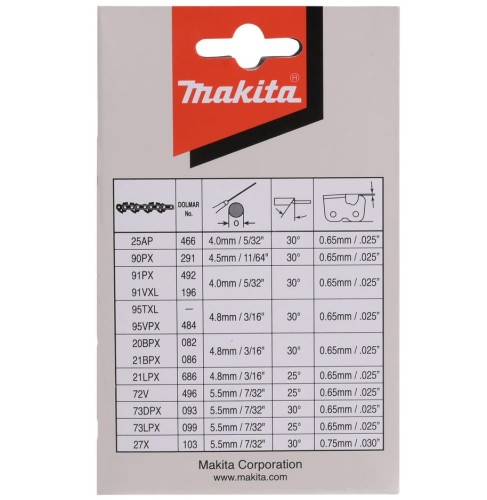 MAKITA 191H02-6 - Łańcuch tnący 90PX 35 cm 3/8"