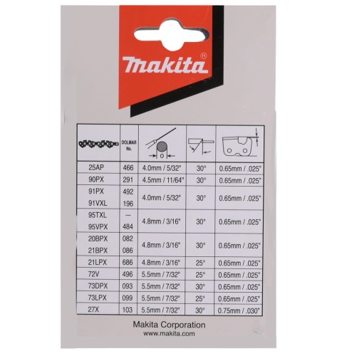MAKITA 191H03-4 - Łańcuch tnący 90PX 40 cm 3/8"