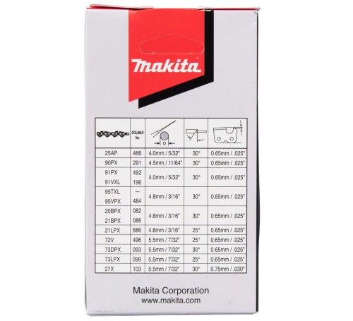 MAKITA 191H51-3 - Łańcuch tnący 73LPX 45 cm 3/8"