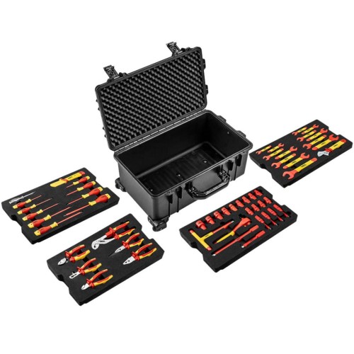 Neo Tools 01-311 - Zestaw narzędzi dla elektryka w skrzyni - 52 szt