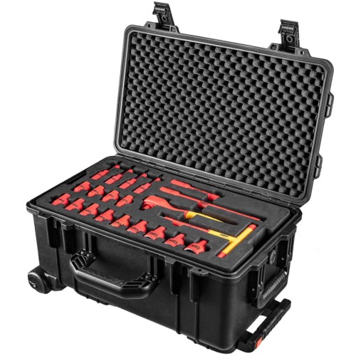 Neo Tools 01-311 - Zestaw narzędzi dla elektryka w skrzyni - 52 szt