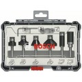 Bosch 2607017468 - Zestaw frezów do drewna - 6 szt