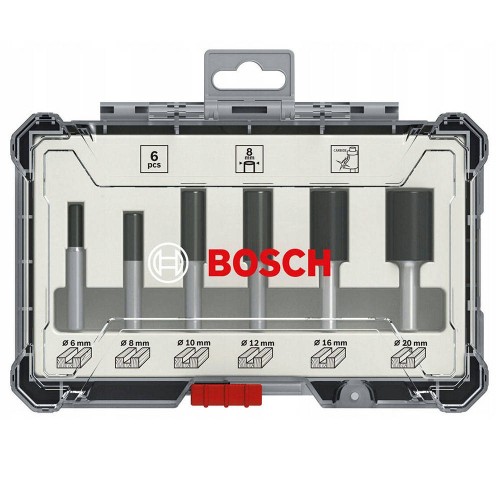 Bosch 2607017466 - Zestaw frezów do drewna - 6 szt