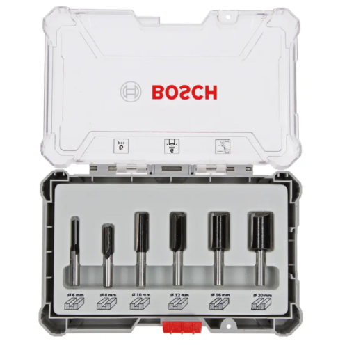 Bosch 2607017465 - Zestaw frezów do drewna - 6 szt