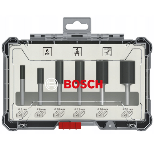 Bosch 2607017465 - Zestaw frezów do drewna - 6 szt