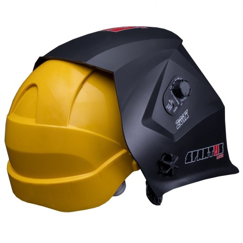 Spartus Master 201X - Automatyczna przyłbica z kaskiem i adapterem