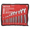 AWTOOLS AW39813 - Zestaw kluczy płasko-oczkowych 6 -19 mm - 10 szt