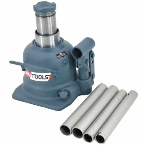 AWTOOLS AW19998BL - Hydrauliczny dźwignik tłokowy niski 20 T