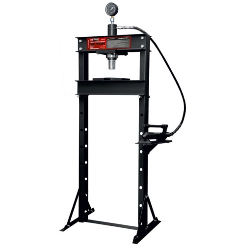 AWTOOLS AW20056 - Prasa hydrauliczna z manometrem 12 T