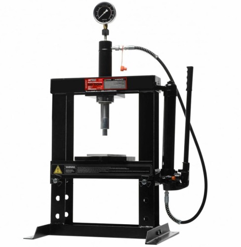 AWTOOLS AW20055 - Niska prasa hydrauliczna z manometrem 10 T