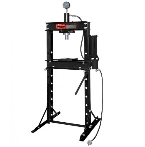 AWTOOLS AW20054 - Prasa hydrauliczno-pneumatyczna z manometrem 30 T