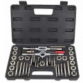 AWTOOLS AW20415 - Zestaw gwintowników i narzynek - 40 szt