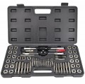 AWTOOLS AW20418 - Zestaw gwintowników i narzynek - 60 szt