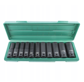 JONNESWAY JS03AD4111S - Zestaw długich nasadek udarowych 1/2" - 11 szt