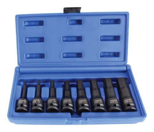ASTA A-1MHEX8 - Zestaw nasadek udarowych Hex/Imbus 1/2" - 8 szt