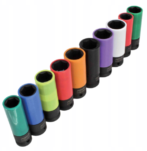 ASTA A-WN1210 - Zestaw nasadek udarowych do alufelg 1/2" - 10 szt