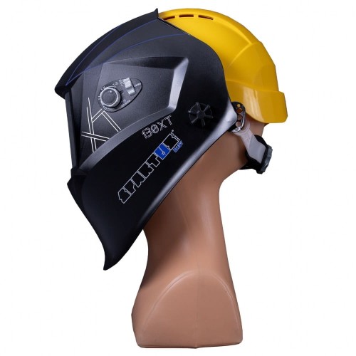 Spartus Easy 130XT - Automatyczna przyłbica  (True Color) z kaskiem i adapterem