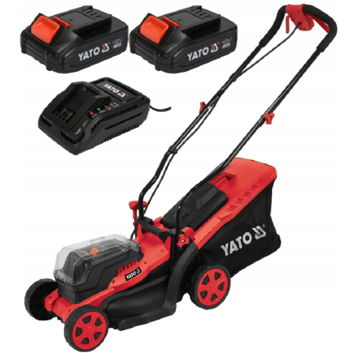 Yato YT-85220 - Kosiarka akumulatorowa bez napędu 2x 18 V