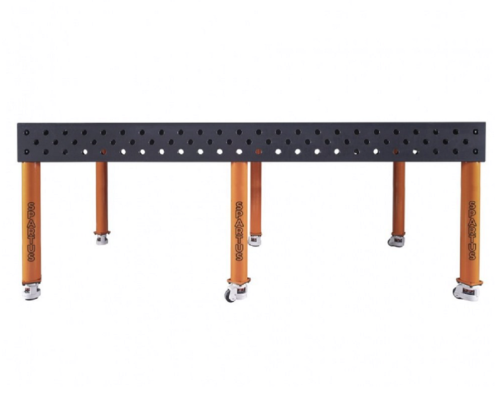Spartus SP28N-24-12-550M - Stół spawalniczy Maximus 3D z kółkami - 2400 x 1200 x 200 mm