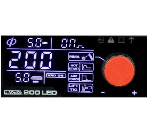 IDEAL PRAKTIK 200 LED SYNERGY - Spawarka inwertorowa z synergią