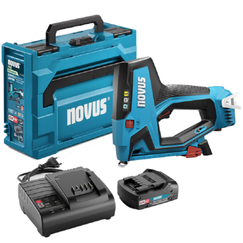 NOVUS J-550 - Zszywacz akumulatorowy 18 V - zestaw