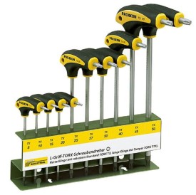 Proxxon PR22652 - Zestaw wkrętaków gwiazdkowych TORX typu L - 10 szt