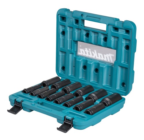 MAKITA E-16586 - Zestaw nasadek udarowych IB 1/2" 14 elementów