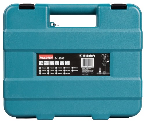 MAKITA E-16586 - Zestaw nasadek udarowych IB 1/2" 14 elementów