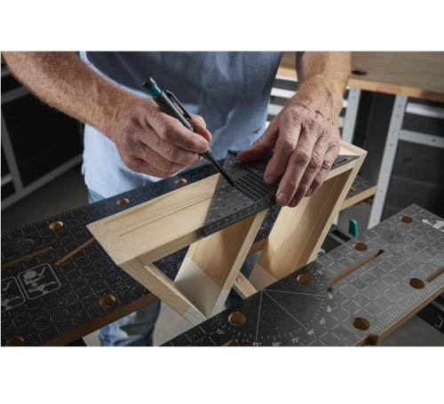 Wolfcraft 3D Vario - Kątownik pomiarowo traserski