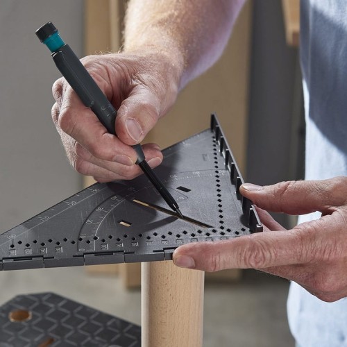 Wolfcraft 3D Pro Vario - Kątownik pomiarowo traserski
