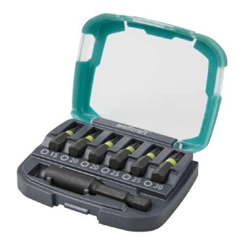 Wolfcraft WF2969000 - Zestaw bitów udarowych Torx + uchwyt magnetyczny